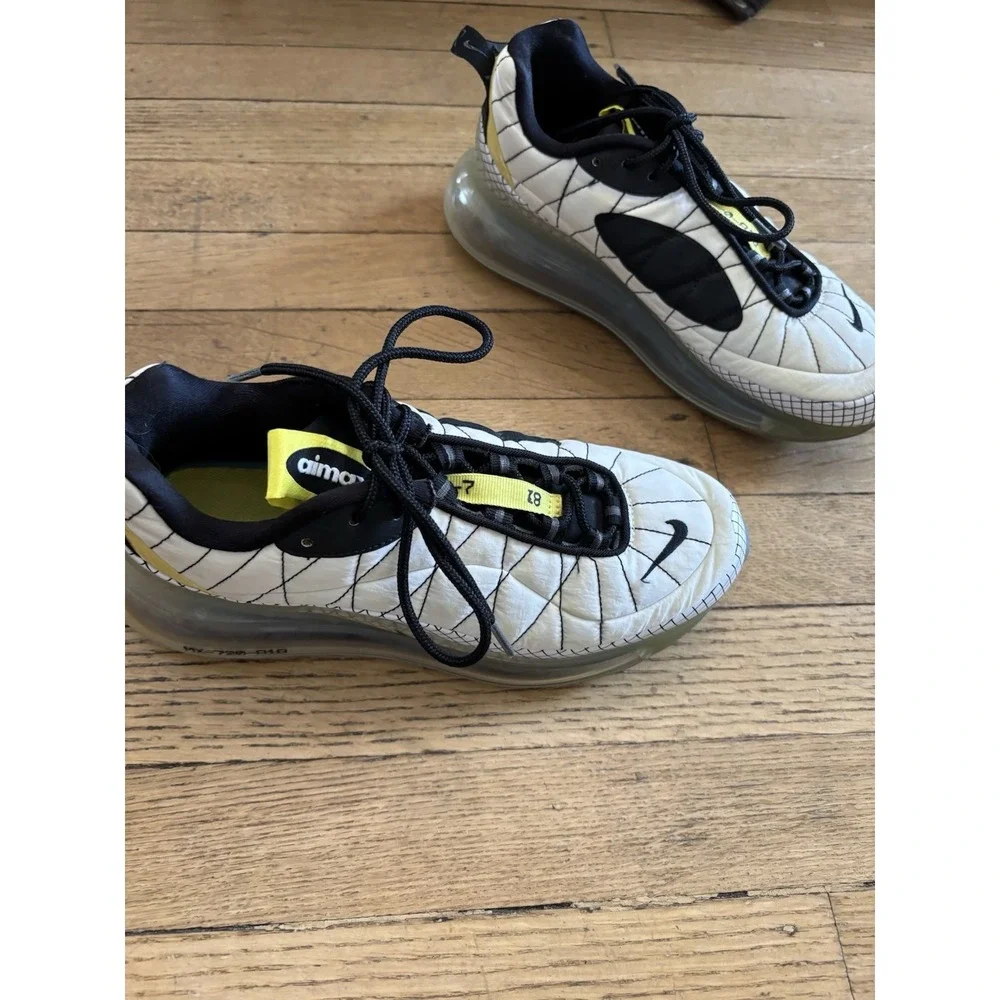 Nike Air MX 720-818 White Black Opti Yellow CI3871-100 Men's 7.5